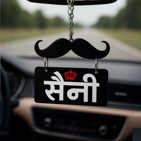 Customised Acrylic Car Hanging - Image 4