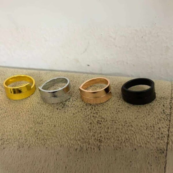 Customised Couple Name Ring - Image 2