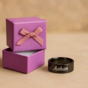 Customised Name Ring in 4 Colors