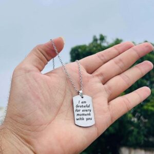 Customised Steel Pendant with Photo & Name