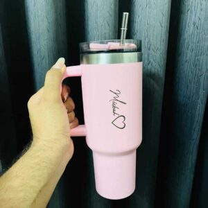 customised travel tumbler with name