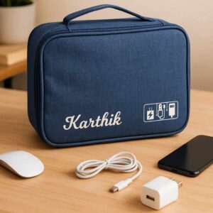 Digital Travel Pouch with Name Print