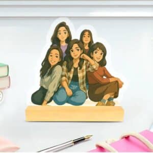 Ghibli Art Sublimation Table Top – Custom Cartoon Gift