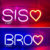 Neon Name Sign for Rakhi Gift