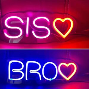Neon Name Sign for Rakhi Gift