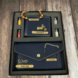 Rakshabandhan Combo for Bhai Bhabhi – Wallet Set For Rakhi