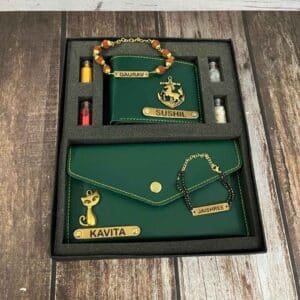 Rakshabandhan Combo for Bhai Bhabhi – Wallet Set For Rakhi