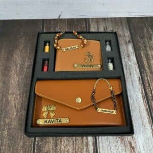 Rakshabandhan Combo for Bhai Bhabhi – Wallet Set For Rakhi