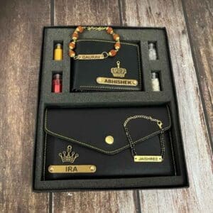 Rakshabandhan Combo for Bhai Bhabhi – Wallet Set For Rakhi