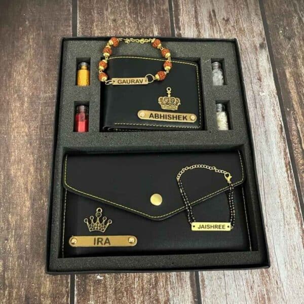 Rakshabandhan Combo for Bhai Bhabhi – Wallet Set For Rakhi - Image 3