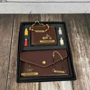 Rakshabandhan Combo for Bhai Bhabhi – Wallet Set For Rakhi