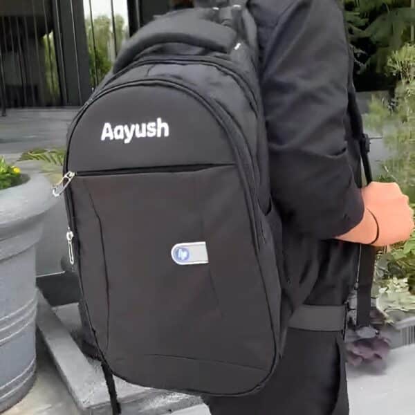 customised HP bag with name