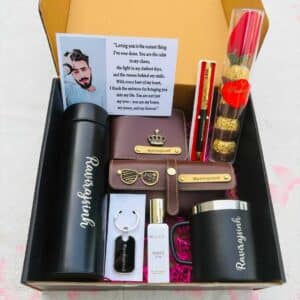customised gift hamper for men