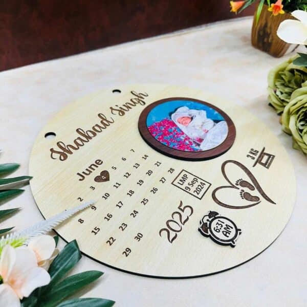 Customised Kids MDF Frame with Hanging Rope - Image 2