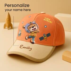Customised Kids Cartoon Cap with Name
