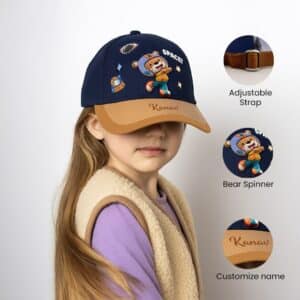 Customised Kids Cartoon Cap with Name