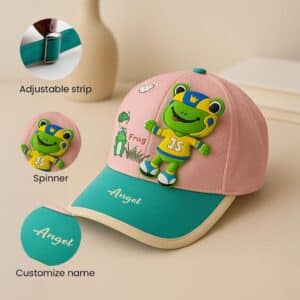 Customised Kids Cartoon Cap with Name