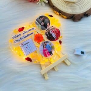 Heart Resin Frame with LED